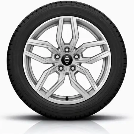Orig. Renault 18 Zoll Winterr&auml;der Arkana Phase 2 Alu RE6 215/55 R18 Semperit