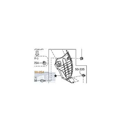 Orig. Mazda Abdeckung Stossf&auml;nger Seitlich Bhn950340c