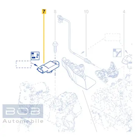 Orig. Renault Sensor Luftdruck 223656551r
