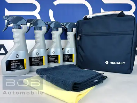 Orig. Renault Clean-Box Fahrzeugpflegeset mit praktischer Tasche 7717276754