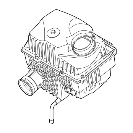 Orig. Renault Luftfilter Komplett 165008632r