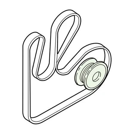 Orig. Renault Hauptriemensatz 117203078r