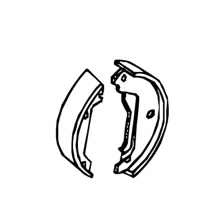 Orig. Fiat Bremsbackensatz 4 St&uuml;ck 77362285