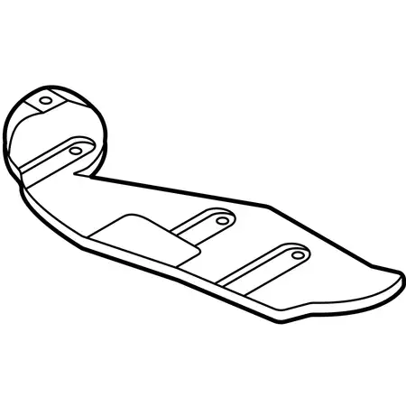 Orig. Toyota Motorschutzblech Hinten