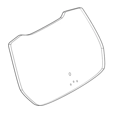 Orig. Toyota Heckscheibe Heizbar/get&ouml;nt 681050h160