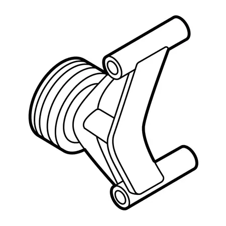 Orig. Renault Spannrolle Hauptriemen 117507541r