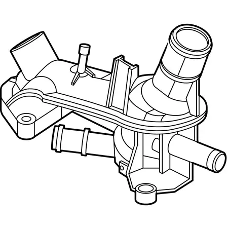 Orig. Renault Thermostatgeh&auml;use Mit Thermostat 110602449r