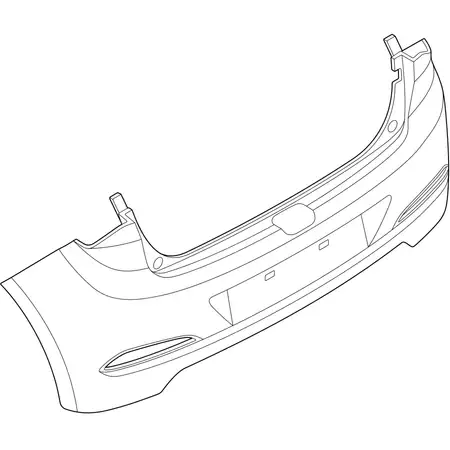 Orig. Hyundai Stossf&auml;ngerverkleidung 86610c8030
