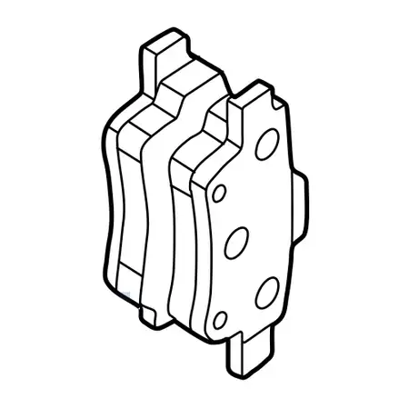 Orig. Jaguar Bremsklotzsatz