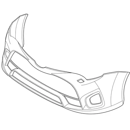 Orig. Toyota Stossf&auml;nger Verkleidung 5211905921