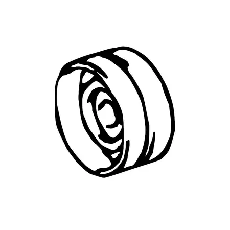 Orig. Toyota Umlenkrolle/f&uuml;hrungsschiene