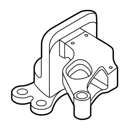 Orig. Renault Motortr&auml;ger 112105034r