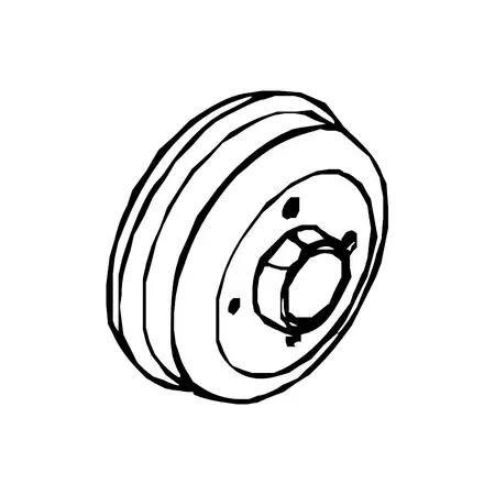 Orig. Renault Bremstrommel 432026617r