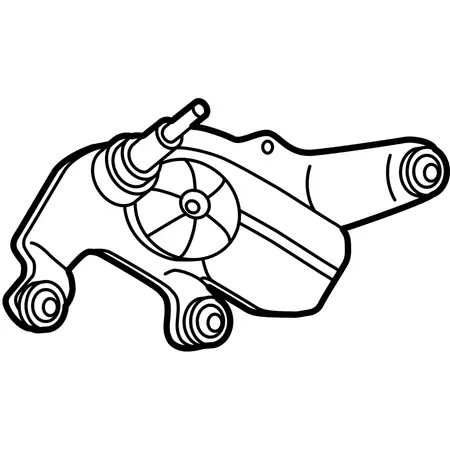 Orig. Mazda Scheibenwischermotor Hinten D10e67450