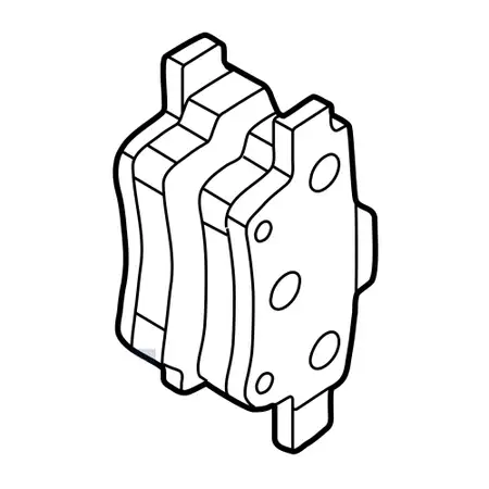 Orig. Jaguar Bremsklotzsatz