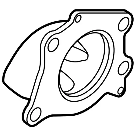 Orig. Mazda Auspuffrohr Turbolader Sha513510