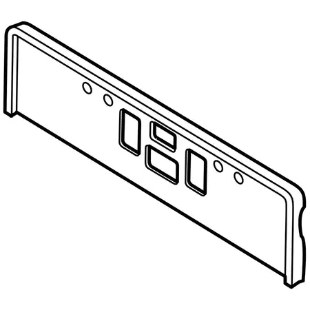 Orig. Mazda Kennzeichentr&auml;ger Br5s50171