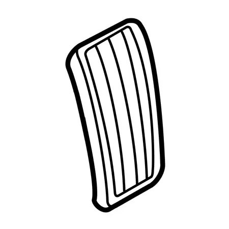 Orig. Renault Belag Bremspedal 465312812r