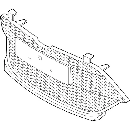 Orig. Toyota Luftgitter Unten 5310202460