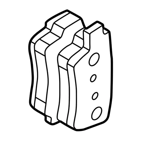 Orig. Hyundai Bremsklotzsatz 581011ka00