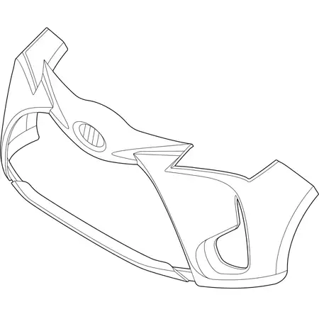 Orig. Toyota Stossf&auml;nger Verkleidung 521190u931