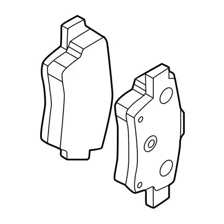 Orig. Toyota Bremsklotzsatz