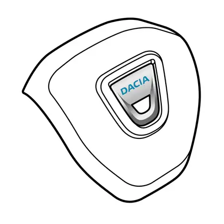 Orig. Renault Airbageinheit Fahrer 985701142r