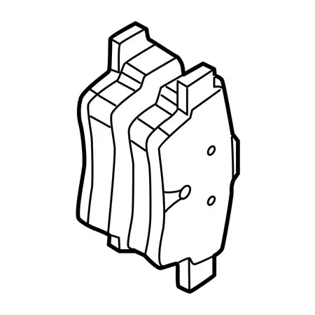 Orig. Hyundai Bremsklotzsatz 583022ya50