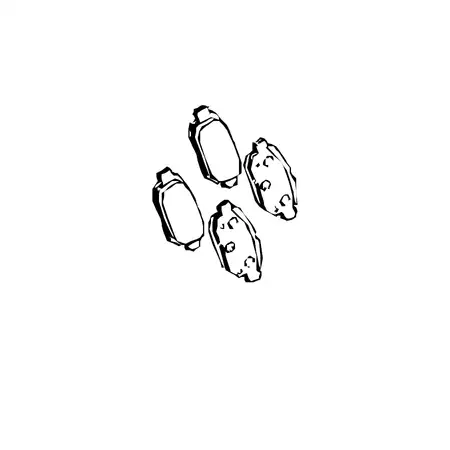 Orig. Toyota Bremsklotzsatz 0446612150