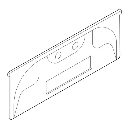 Orig. Toyota Abdeckung Heckdeckel/heckt&uuml;r/heckklappe Pw3b10k017