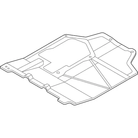 Orig. Toyota Motorschutzblech 5142042031