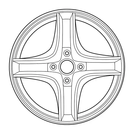Orig. Renault Felge Vorn 403000419r