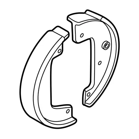 Orig. Hyundai Handbremsbackensatz (2 St&uuml;ck) 583501ha00