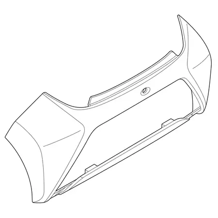 Orig. Toyota Stossf&auml;ngerverkleidung 521590h908