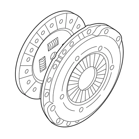 Orig. Renault Kupplungsdruckplatte/scheibe Austausch 302053448r