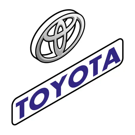 Orig. Toyota Firmenemblem Su001a5102
