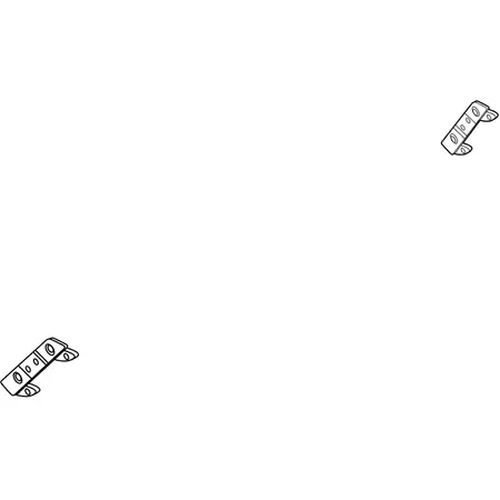 Orig. Renault Satz Stossf&auml;ngerhalter Seitlich 850427699r