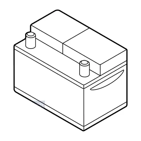 Orig. Jaguar Batterie Hinten