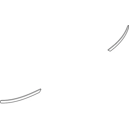 Orig. Renault Satz Zierleisten 850767454r