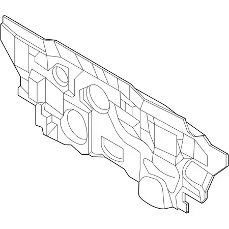 Orig. Hyundai Ger&auml;uschabd&auml;mpfung V. (armaturenbrett) 84120dd000