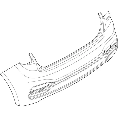 Orig. Hyundai Stossf&auml;nger Komplett 86610c8af0