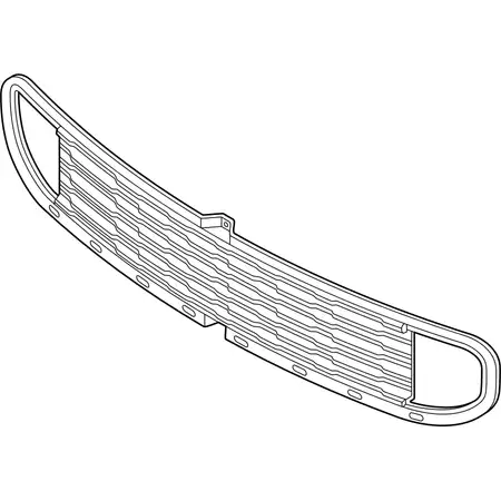 Orig. Renault Luftgitter Unten 622546033r