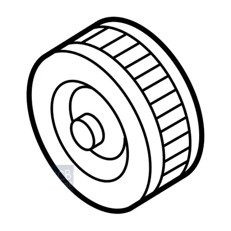 Orig. Jaguar Spannrolle Hauptriemen