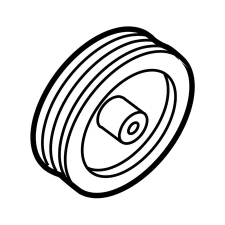 Orig. Land Rover Spannrolle Hauptriemen Lr073726