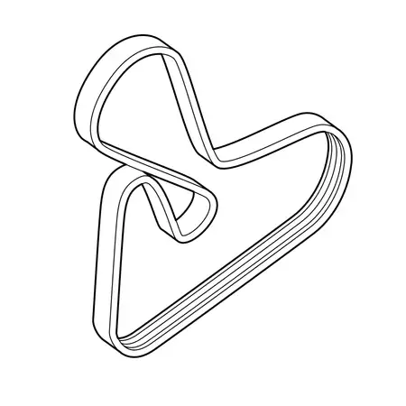 Orig. Renault Hauptriemen 117206190r