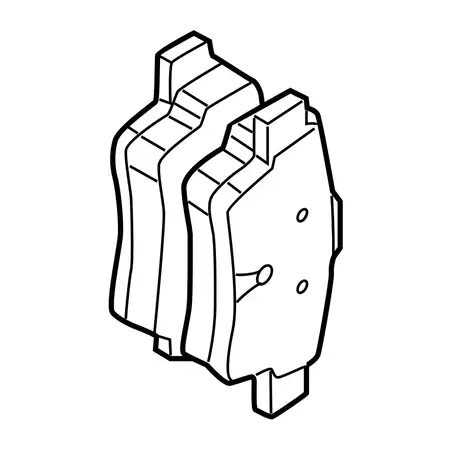 Orig. Renault Bremsklotzsatz 7701206609