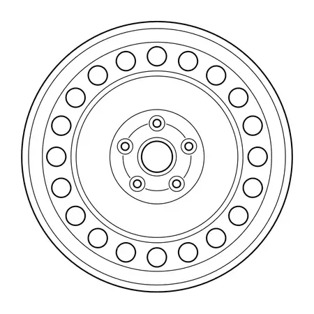 Orig. Renault Felge Vorn 403009235r