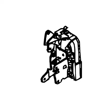Orig. Renault T&uuml;rschloss (t&uuml;r Hinten) 7701469940