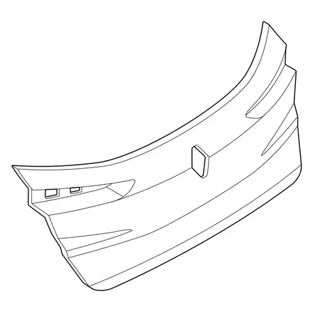 Orig. Renault Abdeckung Heckdeckel/heckt&uuml;r/heckklappe