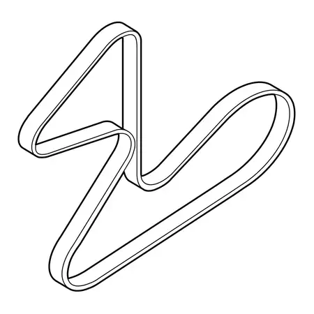 Orig. Hyundai Hauptriemen 2521227400